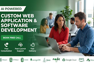 develop ai website ai chatbot custom ai software ai apps as full stack developer