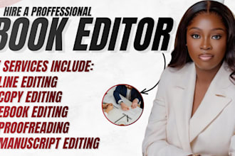 edit your book, ebook, and manuscript