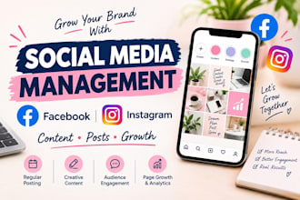 manage facebook and instagram social media