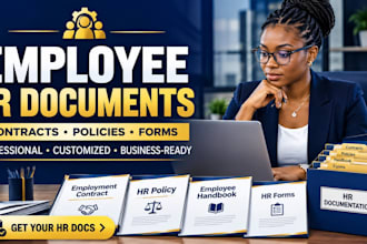 quickly create employee HR documents, employment contracts, policies and forms