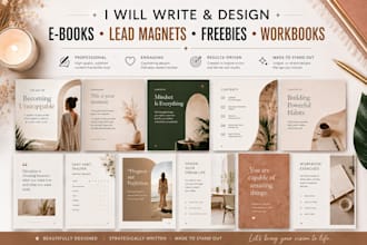 design professional canva ebook lead magnet design editable ebook formatting pdf