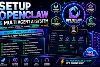 setup openclaw 2 0 hermes multi agent ai open claw ai agent openclaw vps server