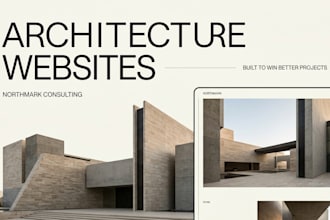 build premium architecture firm website that wins clients