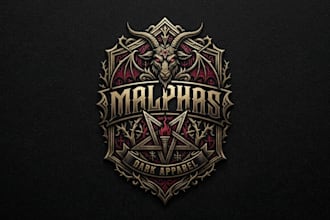 design a dark satanic logo for your brand