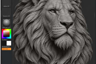create high quality 3d sculpts for 3d printing