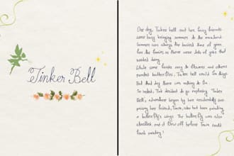 handwrite notes, letters, gift cards in a lovely way for you
