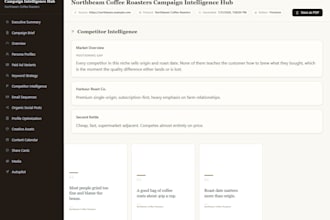 write a competitor analysis report with cited sources and a positioning gap