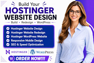 hostinger website, redesign hostinger website, design hostinger wordpress