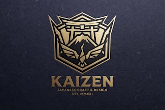 design a bold japanese inspired logo for your brand