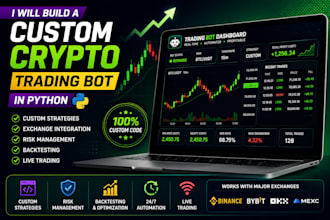 build a custom crypto trading bot in python