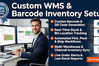 build your custom warehouse management system with barcode and inventory trackin