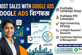 be create and optimize your google ads campaign