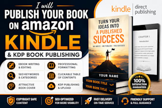do amazon kindle books, ebook, book publishing, book editing