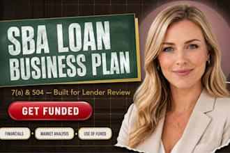 write an sba loan business plan with financial projections