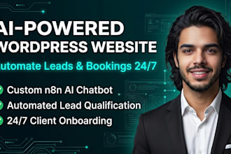 build ai powered wordpress website with n8n automation and ai chatbot