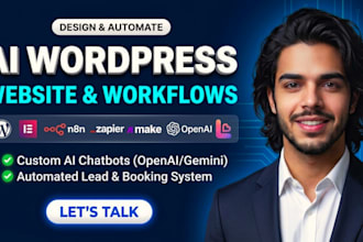 build ai powered wordpress website with n8n automation and ai chatbot