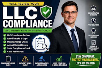 review your llc compliance and identify risks or missing filings