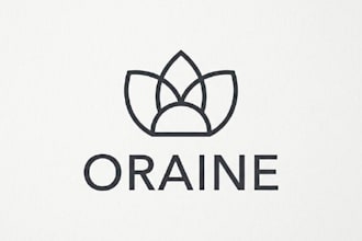 professional minimalist stylish 3d logo design with texture