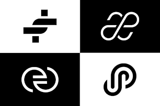 design creative initial letter monogram logo