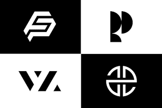 design creative initial letter monogram logo