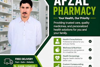 design a professional poster for your business
