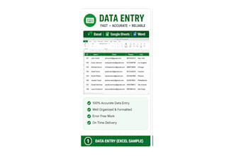 accurate data entry copy paste and web research