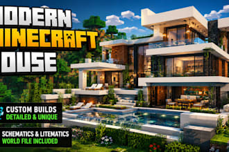 do hub spawn, minecraft giant castle litematics, schematics, mordern house map