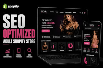 design an SEO optimized adult shopify dropshipping store