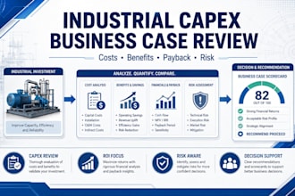 review your industrial capex investment business case