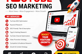 do youtube video marketing, SEO and channel promotion