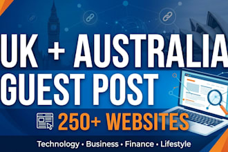 publish your guest post on UK and australia websites