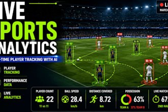 develop live sports analytics and real time player tracking with ai