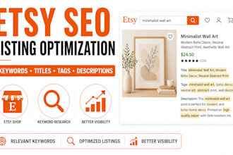 optimize your etsy listings with SEO keywords to improve search visibility