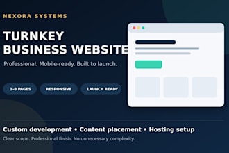 build a professional small business website