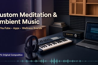 compose exclusive meditation and ambient music for your channel or app