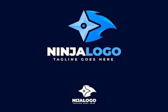 design outstanding self defiance ninja logo for you
