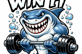 design high quality shark logo with unlimited revision