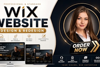 do wix website design, wix landing page, wix webssite redsign