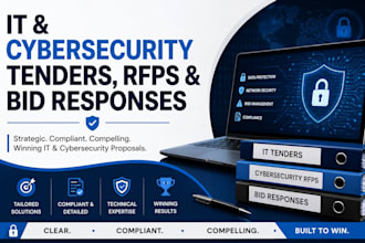 write IT and cybersecurity tenders, rfps and bid responses