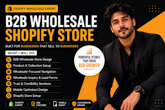build a b2b wholesale shopify store for your business
