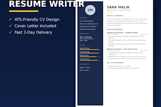 write an ats friendly resume and CV