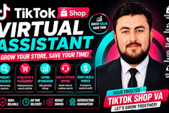 be a tik tok shop virtual assistant for store growth