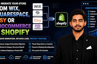migrate your store to shopify from woocommerce, wix, squarespace, or etsy