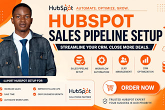 build hubspot sales pipeline setup CRM automation workflows lead management