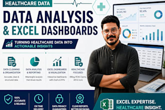 analyze healthcare data and create reports