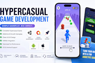 create hyper casual unity mobile game