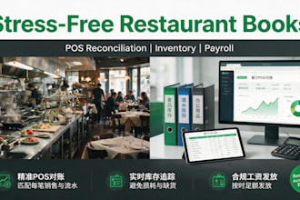 do bookkeeping and accounting for restaurant business in qbo r365