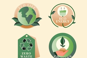 do sustainable green eco reuse logo design