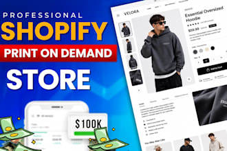 setup shopify print on demand store printify printful etsy pod store shopify pod