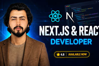 be your professional next js react developer